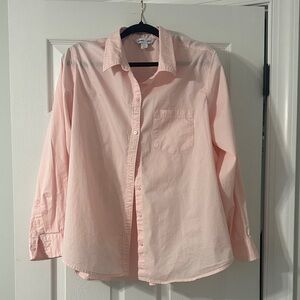 Old Navy Light Pink Button-Down Shirt